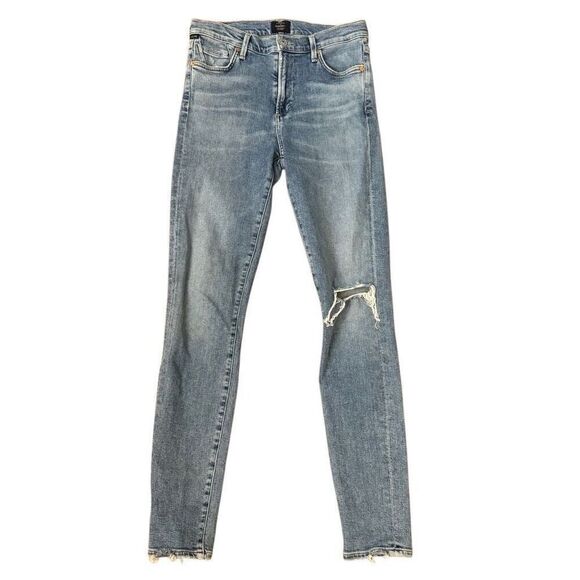 Citizens of Humanity Rocket Mid Rise Skinny Jeans Light Wash Size 28 - Picture 6 of 6